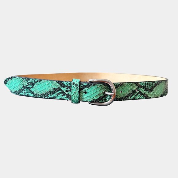 Isabel Marant Snakeskin-Print Leather Belt main image 6